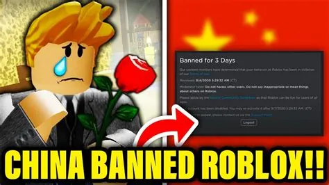 Is roblox still banned in china?