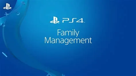 How does playstation family management work?