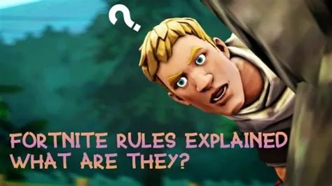 What is the rule 13 in fortnite?