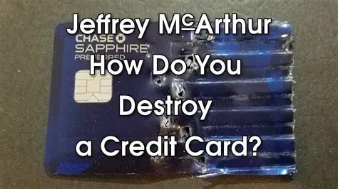 Do banks destroy old cards?