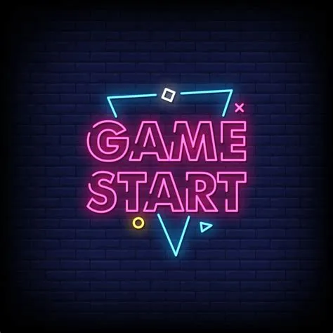 Can i play a game when it says ready to start?