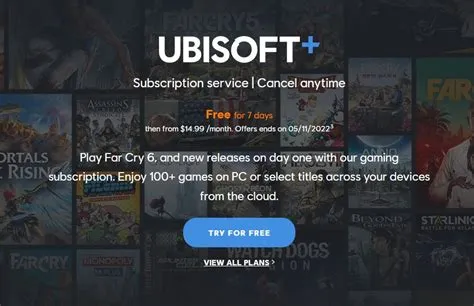 How do i cancel my ubisoft plus free trial?