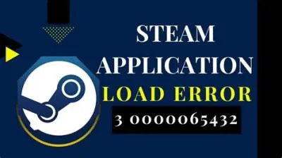 What is error 3.0000065432 application load error?