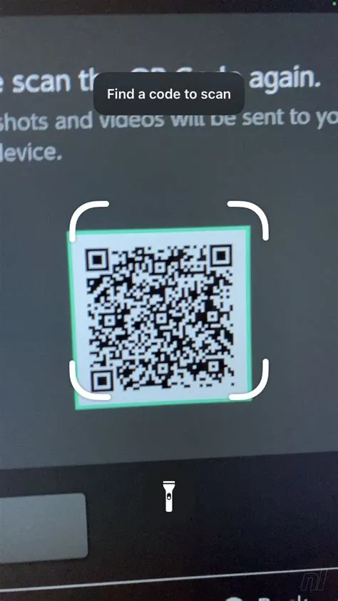 Can a switch scan qr codes?