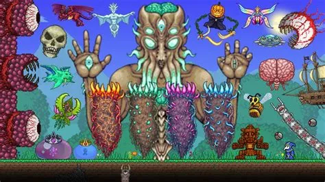 How many bosses is in terraria?