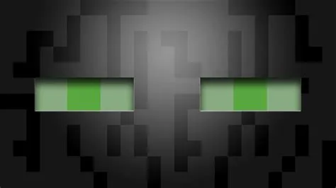 Are enderman eyes green?