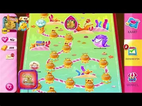 How do you scroll to the bottom in candy crush?