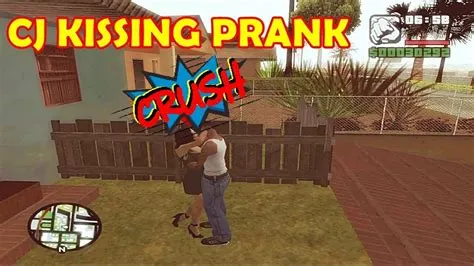 How do you kiss in gta san andreas?