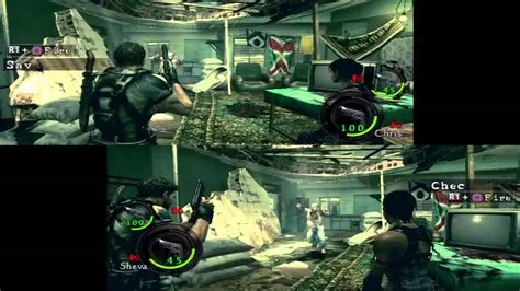 How do you play coop on resident evil?