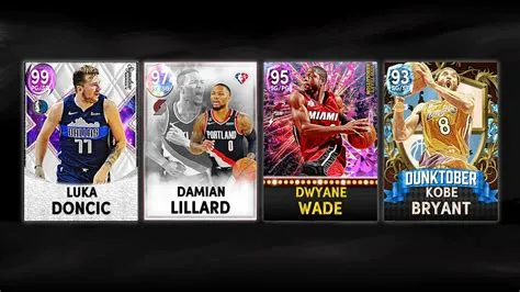 What are the card tiers in myteam 2k?