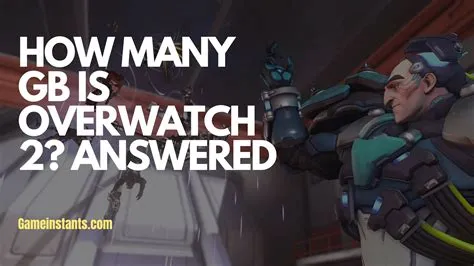 How big is overwatch in gb?