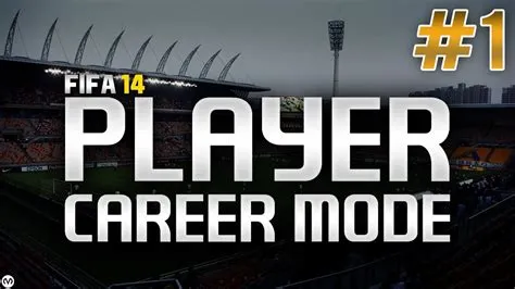 How do you start a career on fifa 14?