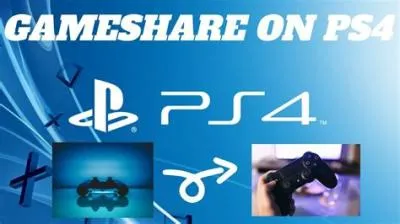 Can 2 people gameshare on ps4?