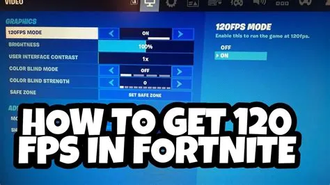 Is fortnite 120 fps on next gen?