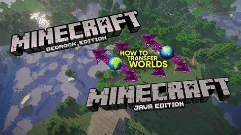 Can you transfer a minecraft pe world to java?