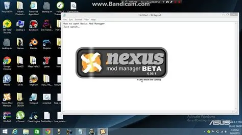 How do i open nexus mod?