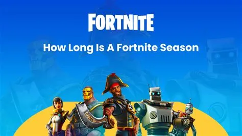 How long is a season in fortnite?