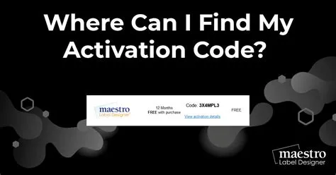 Where do i find my ea activation code?