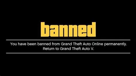 Why am i banned from gta 5 online?