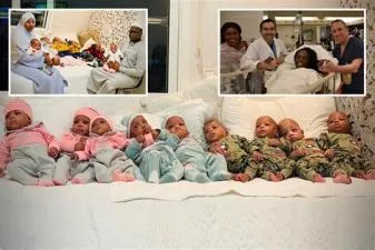 What are 10 babies born at once called?