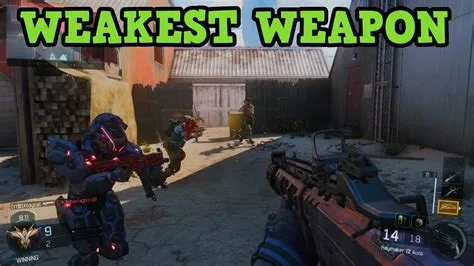 What is the weakest gun in black ops 2?