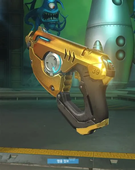 Why did my weapon turn gold in overwatch?