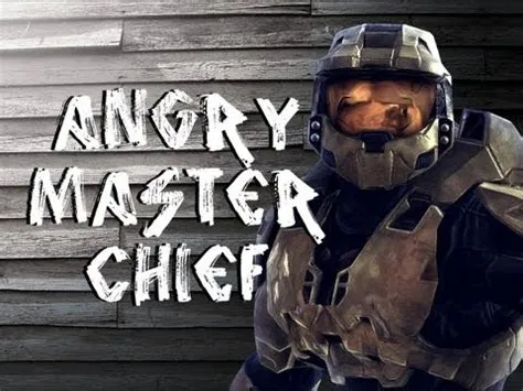 Has master chief ever gotten angry?