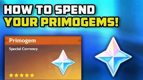 What are primogems spent for genshin?