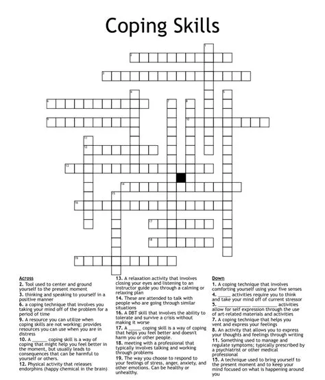 What skills do crosswords teach?