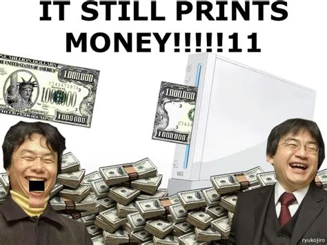 Can you put money on wii u?