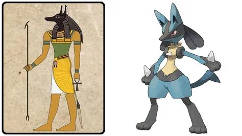 What egyptian god is lucario?