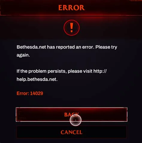 What is error code 40901 bethesda?