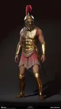 Did spartans wear armor?