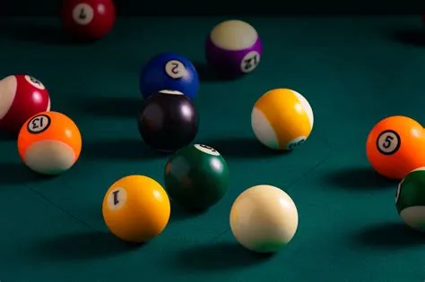 What are the striped balls called in pool?