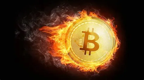 Are bitcoins burnt?