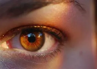 Are golden brown eyes rare?