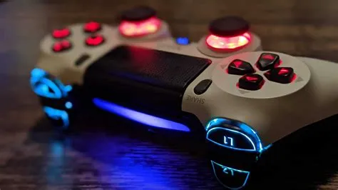 How many lights are in ps4 controller?