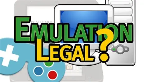 Is it legal to use an emulator?