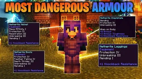 What is the weakest minecraft armour?