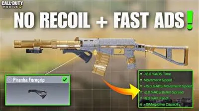 Which gun has the lowest recoil in cod mobile?