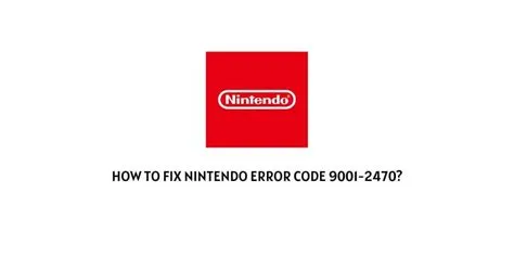 What is nintendo error code 9001 2490?