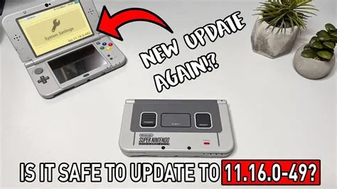 Is it safe to update 3ds?