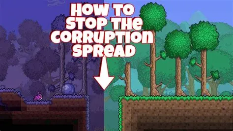 Can you permanently get rid of the corruption in terraria?