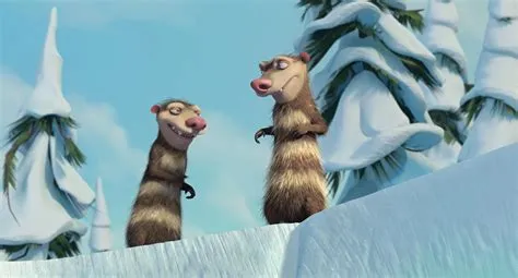 What animal are the twins from ice age?