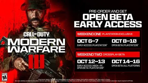 What time does modern warfare multiplayer open?