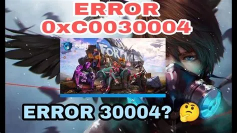 What is error 30004 fortnite?