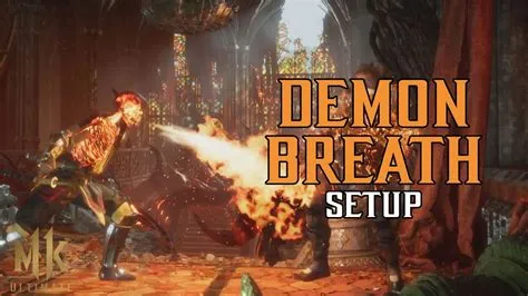 How to do scorpion demon breath?