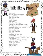 How to talk like a pirate?