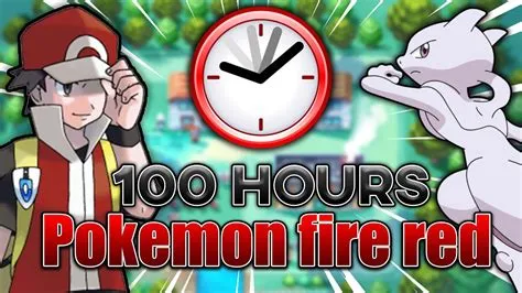 How many hours is pokemon red?