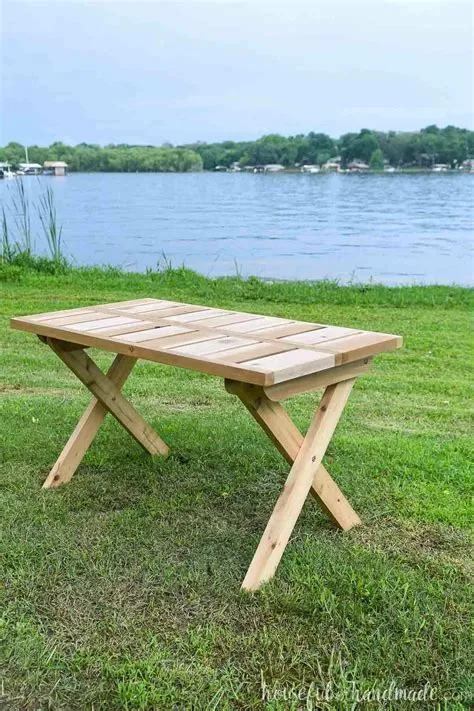 Can i put a outdoor table on the grass?